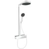 Душова система Hansgrohe Rainfinity Showerpipe 250 1jet EcoSmart + термостат ShowerTablet 350, Matt White (28742700) Купити Душова система Hansgrohe Rainfinity Showerpipe 250 1jet EcoSmart + термостат ShowerTablet 350, Matt White (28742700) в Києві vannaja.kiev.ua