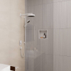 Душевой набор Hansgrohe Rainfinity 130 3Jet Puro S 90 см, Matt White (28743700) Купить Душевой набор Hansgrohe Rainfinity 130 3Jet Puro S 90 см, Matt White (28743700) в Киеве vannaja.kiev.ua