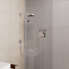 Купить Душевой набор Hansgrohe Rainfinity 130 3Jet EcoSmart Puro S 90 см, Brushed Black Chrome (28744340) в Киеве vannaja.kiev.ua