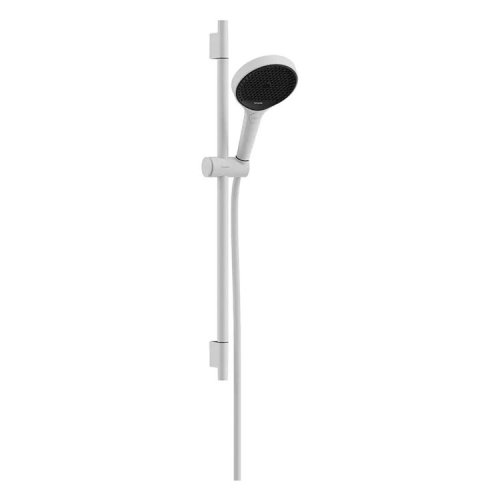 Купить Душевый набор Hansgrohe Rainfinity EcoSmart со штангой 90 см, белый матовый (28744700) в Киеве vannaja.kiev.ua