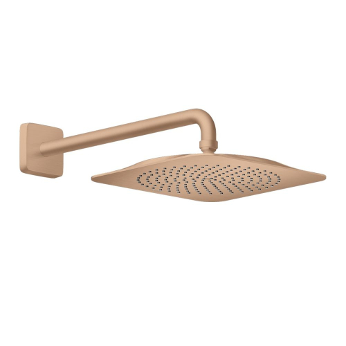 Верхний душ Axor Citterio C 270х270 1jet P с настенным кронштейном, Brushed Red Gold (28790310) Купить Верхний душ Axor Citterio C 270х270 1jet P с настенным кронштейном, Brushed Red Gold (28790310) в Киеве vannaja.kiev.ua