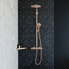 Купить Душевая система Hansgrohe Raindance S 240 EcoSmart PowderRain 2jet с термостатом, Brushed Bronze (28823140) в Киеве vannaja.kiev.ua