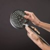 Купить Душевая система Hansgrohe Raindance S 240 EcoSmart PowderRain 2jet с термостатом, Brushed Black Chrom (28823340) в Киеве vannaja.kiev.ua