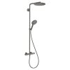 Купить Душевая система Hansgrohe Raindance S 240 EcoSmart+ PowderRain 1jet с термост, Brushed Black Chrome (28825340) в Киеве vannaja.kiev.ua
