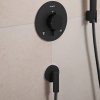 Купить черное матовое шланговое подсоединение Hansgrohe 28882670 FixFit Fine S Matt Black в Киеве vannaja.kiev.ua