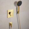 Купить Шланговое подключение Hansgrohe FixFit Fine S, Polished Gold Optic (28882990) в Киеве vannaja.kiev.ua