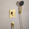 Купить Шланговое подсоединение Hansgrohe FixFit Fine E, Polished Gold Optic (28883990) в Киеве vannaja.kiev.ua