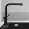 Шикарный Смеситель для кухни 72808670 черный матовый Hansgrohe Talis M54 с выдвижным изливом однорычажный высокий Купить Шикарный Смеситель для кухни 72808670 черный матовый Hansgrohe Talis M54 с выдвижным изливом однорычажный высокий в Киеве vannaja.kiev.ua