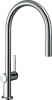 Купить 72801000 Высокий однорычажный Смеситель hansgrohe Talis M54 для кухонной мойки с выдвижным душем хром с доставкой в Киеве vannaja.kiev.ua