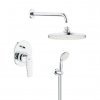 Купити Grohe душова система купити 2904500A Bau Flow Набір прихований тропічний душ кран  в Києві vannaja.kiev.ua