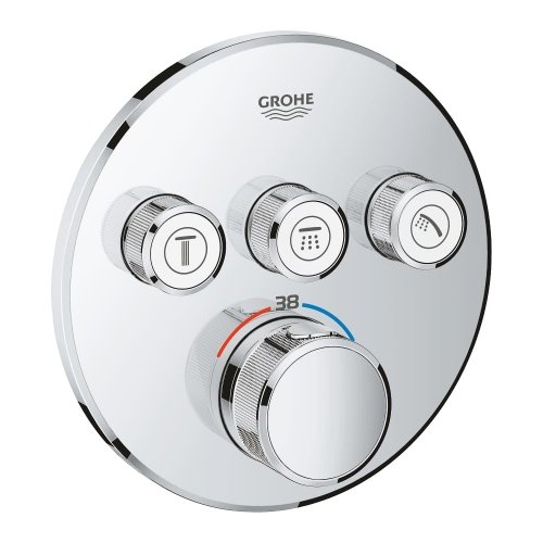 Термостат для встраиваемого монтажа Grohe Grohtherm SmartControl (29121DC0) Купить Термостат для встраиваемого монтажа Grohe Grohtherm SmartControl (29121DC0) в Киеве vannaja.kiev.ua