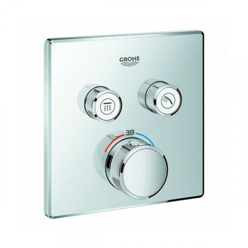 Купить Внешняя панель термостата на 2 выхода GROHE 29124000 Grohtherm SmartControl 29124 в Киеве vannaja.kiev.ua