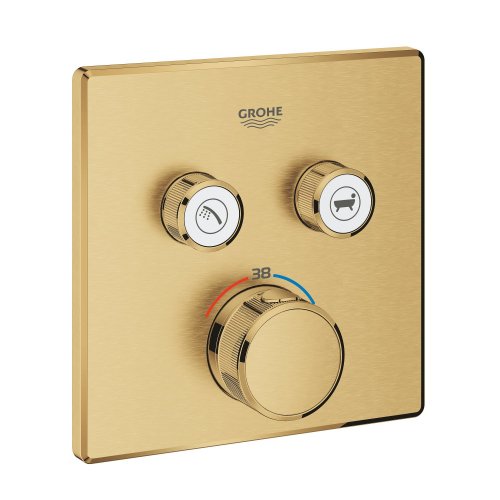 качественные смесителя скрытого монтажа на 2 потребителя Grohe Grohtherm SmartControl 29124GN0 Купить качественные смесителя скрытого монтажа на 2 потребителя Grohe Grohtherm SmartControl 29124GN0 в Киеве vannaja.kiev.ua