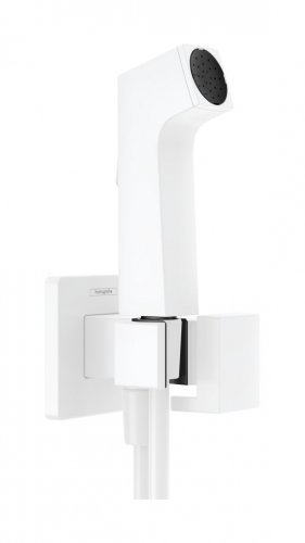Купить кран для гигиенического душа 29231700 Hansgrohe S EcoSmart+ на холодную воду матовый белый, Matt White в Киеве vannaja.kiev.ua