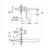 Смеситель для Умывальника из Стены GROHE 29306003 PLUS 29306 на 2 отверстия L-Size, хром 203 мм Купить Смеситель для Умывальника из Стены GROHE 29306003 PLUS 29306 на 2 отверстия L-Size, хром 203 мм в Киеве vannaja.kiev.ua