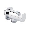 Подключение с держателем для шланга Qtap Spojeni округлое QTCRMBH030 Chrome Купить Подключение с держателем для шланга Qtap Spojeni округлое QTCRMBH030 Chrome в Киеве vannaja.kiev.ua