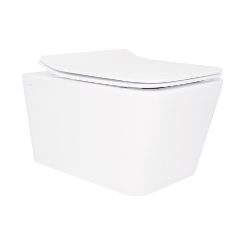 Купить Унитаз подвесной Qtap Crow безободковый с сиденьем Soft-close QT05335170W в Киеве vannaja.kiev.ua