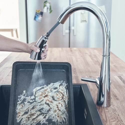 Купить Смеситель для кухни сенсорный Grohe Zedra Touchh 30219002 в Киеве vannaja.kiev.ua