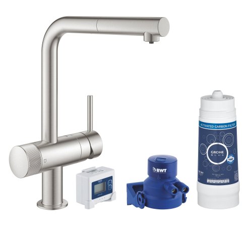 Комплект смесителя для кухни с фильтром Grohe Blue Pure 30382DC0 Купить Комплект смесителя для кухни с фильтром Grohe Blue Pure 30382DC0 в Киеве vannaja.kiev.ua