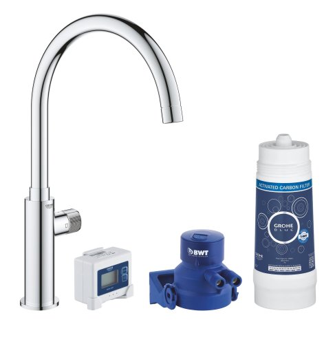 Купить Комплект смесителя для кухни с фильтром Grohe Blue Pure 30387000 в Киеве vannaja.kiev.ua