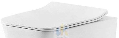 Купить Крышка на унитаз с доводчиком devit 3040120 LINEA soft-close к подвесному туалету, белая в Киеве vannaja.kiev.ua