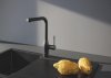 Купить Grohe Essence 30504KF0 черный матовый кран кухня выдвижная лейка 2 режима в Киеве vannaja.kiev.ua