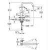 Смеситель для кухни Grohe Eurosmart New 30567000 кран кухонной мойки хромированный Купить Смеситель для кухни Grohe Eurosmart New 30567000 кран кухонной мойки хромированный в Киеве vannaja.kiev.ua