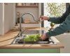 Купить Смеситель для кухни Grohe Start Flow 30569000 выдвижной нос излив кран мойки однорычажный, хром в Киеве vannaja.kiev.ua