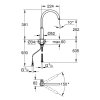 Купить Кран для питьевой воды Grohe Blue Pure Mono 31724000 в Киеве vannaja.kiev.ua