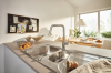 кран на кухню с душем смеситель выдвижной 2- струи Grohe 30619000 EuroSmart однорычажный, хром Купить кран на кухню с душем смеситель выдвижной 2- струи Grohe 30619000 EuroSmart однорычажный, хром в Киеве vannaja.kiev.ua