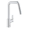 кран на кухню с душем смеситель выдвижной 2- струи Grohe 30619000 EuroSmart однорычажный, хром Купить кран на кухню с душем смеситель выдвижной 2- струи Grohe 30619000 EuroSmart однорычажный, хром в Киеве vannaja.kiev.ua