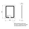 Купить Зеркало Qtap Mideya 600х800 (DC-F937) с LED-подсветкой и антизапотеванием QT2078F937W в Киеве vannaja.kiev.ua