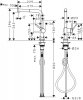 Шикарный Смеситель для кухни 72808670 черный матовый Hansgrohe Talis M54 с выдвижным изливом однорычажный высокий Купить Шикарный Смеситель для кухни 72808670 черный матовый Hansgrohe Talis M54 с выдвижным изливом однорычажный высокий в Киеве vannaja.kiev.ua