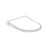 Купить Крышка для унитаза Quarter Bath SCD Slim Duroplast Soft Close, белый (30SCD.03.02.03.02.02WG) в Киеве vannaja.kiev.ua