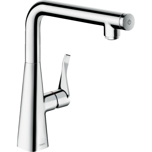 Купити Придбати 14847000 Змішувач hansgrohe одноважільний Metris Select для кухонної мийки хром з поворотним виливом в Києві vannaja.kiev.ua