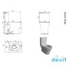 Короткий туалет напольный с бачком DevIT 3110120 Fresh Компакт Безободковый тонкая крышка soft-close Купить Короткий туалет напольный с бачком DevIT 3110120 Fresh Компакт Безободковый тонкая крышка soft-close в Киеве vannaja.kiev.ua