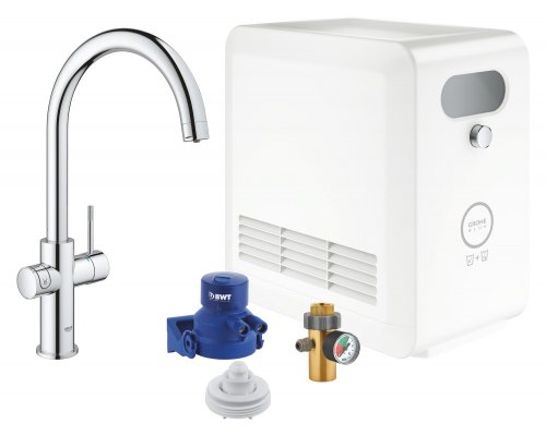 Система фильтров для питьевой воды со смесителем Grohe Blue Pro Connected 31323002 Купить Система фильтров для питьевой воды со смесителем Grohe Blue Pro Connected 31323002 в Киеве vannaja.kiev.ua