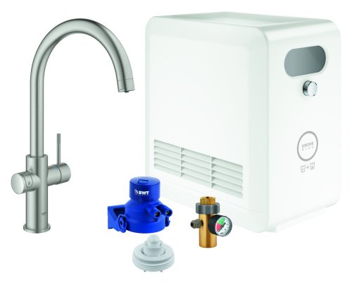 Система фильтров для питьевой воды со смесителем Grohe Blue Pro Connected 31323DC2 Купить Система фильтров для питьевой воды со смесителем Grohe Blue Pro Connected 31323DC2 в Киеве vannaja.kiev.ua