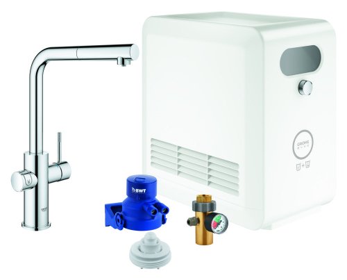 Система фільтрів для питної води зі змішувачем Grohe Blue Pro Connected 31326002 Купити Система фільтрів для питної води зі змішувачем Grohe Blue Pro Connected 31326002 в Києві vannaja.kiev.ua