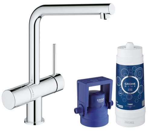Змішувач зі стартовим комплектом GROHE Blue Minta Pure (31345002) Купити Змішувач зі стартовим комплектом GROHE Blue Minta Pure (31345002) в Києві vannaja.kiev.ua