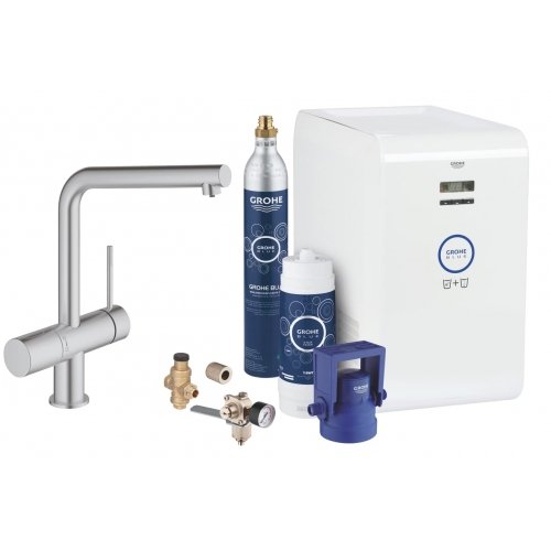 Купити Змішувач зі стартовим комплектом GROHE Blue Minta Professional (31347DC2) в Києві vannaja.kiev.ua