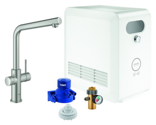 Купити Система фільтрів для питної води зі змішувачем Grohe Blue Pro Connected 31347DC3 в Києві vannaja.kiev.ua