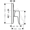 Купити Hansgrohe 31456000 Metris 31456 купити змішувач для душа в Києві vannaja.kiev.ua