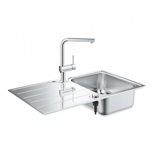 Комплект кухонной мойки и смесителя Grohe K500 31573SD1 Купить Комплект кухонной мойки и смесителя Grohe K500 31573SD1 в Киеве vannaja.kiev.ua