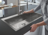 Купить Мойка для кухни из нержавеющей стали Grohe K800 31584SD1 в Киеве vannaja.kiev.ua