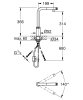 Смеситель для кухни с выдвижным изливом Grohe Minta SmartControl 31613DC0 Купить Смеситель для кухни с выдвижным изливом Grohe Minta SmartControl 31613DC0 в Киеве vannaja.kiev.ua