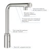 Смеситель для кухни с выдвижным изливом Grohe Minta SmartControl 31613DC0 Купить Смеситель для кухни с выдвижным изливом Grohe Minta SmartControl 31613DC0 в Киеве vannaja.kiev.ua