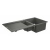Купити Мийка для кухні 100 см з крилом Grohe 31646AT0 K500 з 1,5 чашею сірий граніт в Києві vannaja.kiev.ua