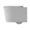 Купити Безободковий унітаз підвісний Devit 320150 Style з кришкою soft close, білий Vortex Flush в Києві vannaja.kiev.ua