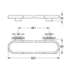 Полотенцедержатель Grohe Selection 41056000 Купить Полотенцедержатель Grohe Selection 41056000 в Киеве vannaja.kiev.ua